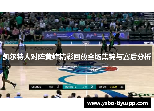 凯尔特人对阵黄蜂精彩回放全场集锦与赛后分析